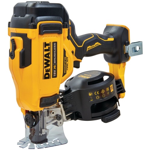 Аккумуляторный барабанный гвоздезабивной пистолет DEWALT DCN45RNN, 18 В, с 2 АКБ 2 Ач и ЗУ, в сумке фото 3