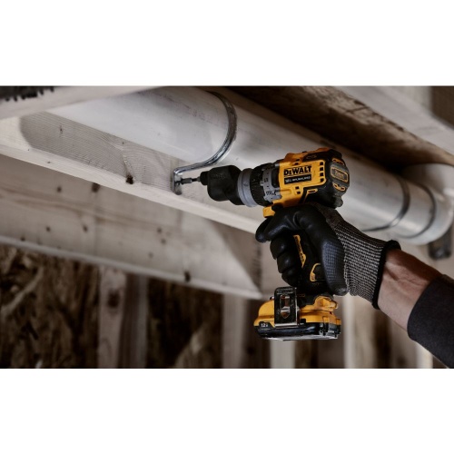 Аккумуляторная дрель-шуруповерт DEWALT DCD703NT, 12 В, 58 Нм, 1500 об/мин, с набором насадок, без АКБ и ЗУ, в кейсе TSTAK (DCD703NT-XJ) фото 3