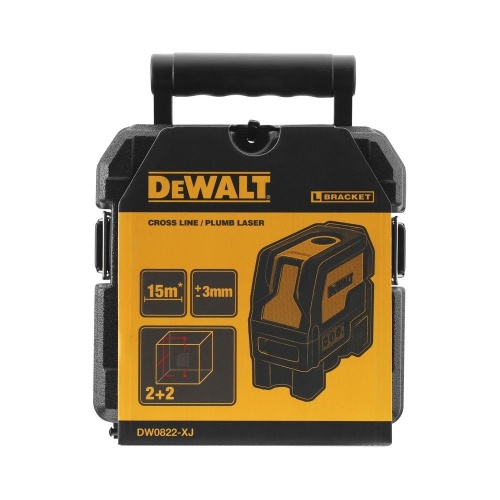 Самовыравнивающийся линейный КРАСНЫЙ лазерный уровень DEWALT DW0822 фото 2 Самовыравнивающийся линейный КРАСНЫЙ лазерный уровень DEWALT DW0822 фото 2