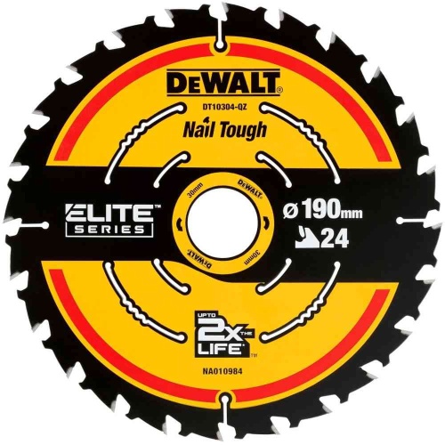 Пильный диск по дереву DEWALT DT10402, 190х30х1.65 мм (DT10402-QZ)