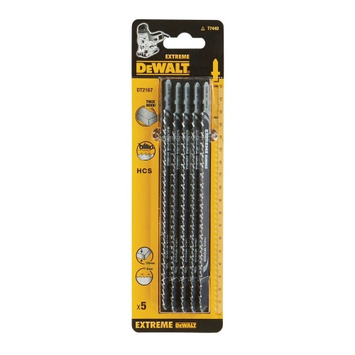 Пилка для лобзика DEWALT DT2167, по дереву из высокоуглеродистой стали, HCS, 180 x 155 x 4.0 x 120 мм, T744D, 5 шт. Пилка для лобзика DEWALT DT2167, по дереву из высокоуглеродистой стали, HCS, 180 x 155 x 4.0 x 120 мм, T744D, 5 шт.