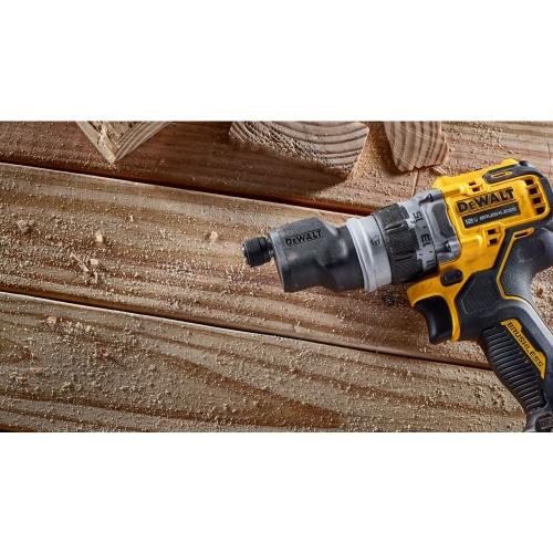 Дрель-шуруповерт DEWALT DCD703L2T, 12 В, 58 Нм, 1500 об/мин, с набором насадок, 2 АКБ 3 Ач и ЗУ, в кейсе TSTAK (DCD703L2T-QW) фото 4