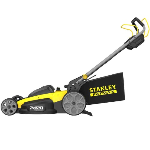 Аккумуляторная газонокосилка STANLEY FATMAX SFMCMWS251M, 2х18 В, 2800 об/мин, 40 л, с 2 АКБ 4 Ач и ЗУ (SFMCMWS251M-QW) фото 4