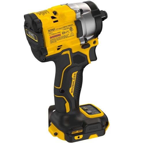 Аккумуляторный гайковерт DEWALT DCF921P2G, 18 В, 610 Нм, 3550 уд/мин, с 2 АКБ 5 Ач и ЗУ, в чехле (DCF921P2G-QW) фото 4
