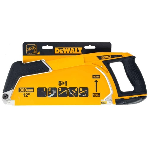 Ножовка по металлу и пластику DEWALT DWHT20547L, трансформируемая 5 в 1, 30 см фото 7