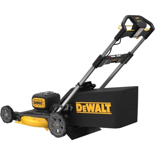 Аккумуляторная газонокосилка DEWALT DCMWP134W2, 2х18 В, 2800 об/мин, 67 л, с 2 АКБ 8 Ач и ЗУ (DCMWP134W2-QW) фото 6