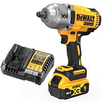 Аккумуляторный гайковерт DEWALT DCF900P1, 18 В, 1898 Нм, 2200 уд/мин, с АКБ 5 Ач и ЗУ (DCF900P1N-XJ)