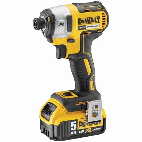Набор DEWALT DCK422P3, 18 В: дрель DCD796 + шуруповерт DCF887 + УШМ DCG405 + перфоратор DCH273, с 3 АКБ 5 Ач и ЗУ, в 2 кейсах фото 9