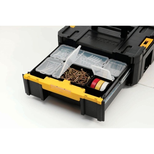 Ящик-органайзер DEWALT TSTAK DWST1-70705, выдвижной, 6 отделений, 9.5 л фото 3 Ящик-органайзер DEWALT TSTAK DWST1-70705, выдвижной, 6 отделений, 9.5 л фото 3