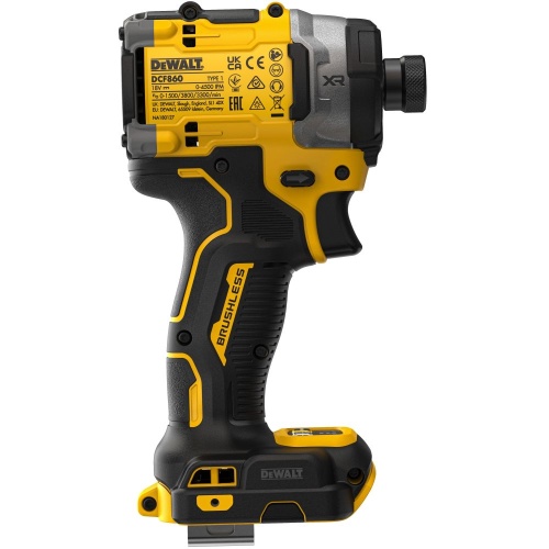 Аккумуляторный шуруповерт DEWALT DCF860N, 18 В, 282 Нм, 4500 уд/мин, без АКБ и ЗУ (DCF860N-XJ) фото 6 Аккумуляторный шуруповерт DEWALT DCF860N, 18 В, 282 Нм, 4500 уд/мин, без АКБ и ЗУ (DCF860N-XJ) фото 6