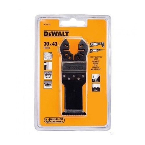 Погружное пильное полотно DEWALT DT20725, биметаллическое 43 x 30 мм, 5 шт.