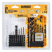Набор сверл DEWALT, по металлу Black & Gold HSS-G 14 шт., DT70727