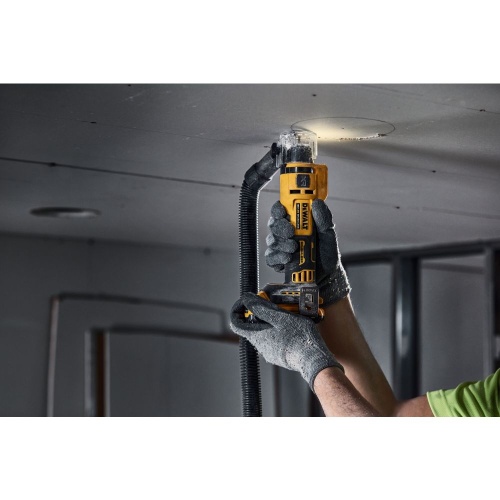 Аккумуляторный фрезер для гипсокартона DEWALT DCE555N, 18 В, 26000 об/мин, без АКБ и ЗУ (DCE555N-XJ) фото 3