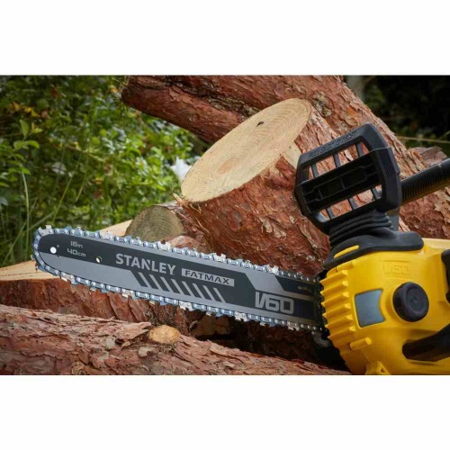 Аккумуляторная цепная пила STANLEY FATMAX V60, 54 В, 35 см, 13.4 м/с, без АКБ и ЗУ (SFMCCSB664B-XJ) фото 8 Аккумуляторная цепная пила STANLEY FATMAX V60, 54 В, 35 см, 13.4 м/с, без АКБ и ЗУ (SFMCCSB664B-XJ) фото 8