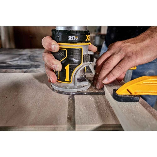 Аккумуляторный кромочный фрезер DEWALT DCW600B, 20 В, 25500 об/мин, 55 мм, без АКБ и ЗУ (DCW600B-XJ) фото 9