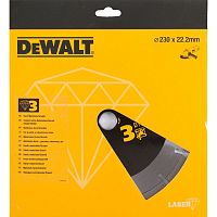 Алмазный круг сегментный по граниту DEWALT DT3763, 230 x 22.2 мм, h=8.5
