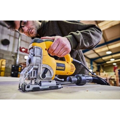 Лобзик DEWALT DW331KT, 701 Вт, 3100 ход/мин, 26 мм, в кейсе TSTAK (DW331KT-QS) фото 8 Лобзик DEWALT DW331KT, 701 Вт, 3100 ход/мин, 26 мм, в кейсе TSTAK (DW331KT-QS) фото 8