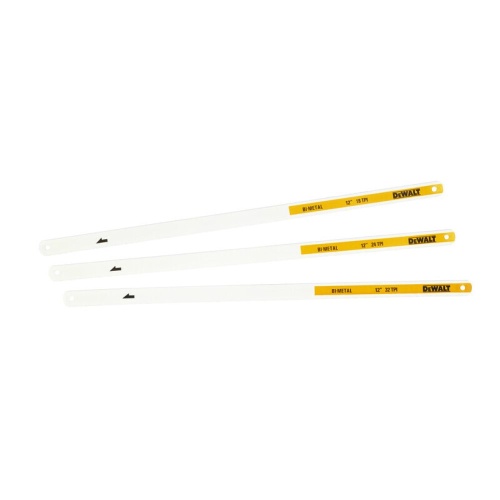 Смешанные ножовочные полотна DEWALT по металлу, 18, 24, 32 TPI, 3 шт, DWHT0-20558 фото 5