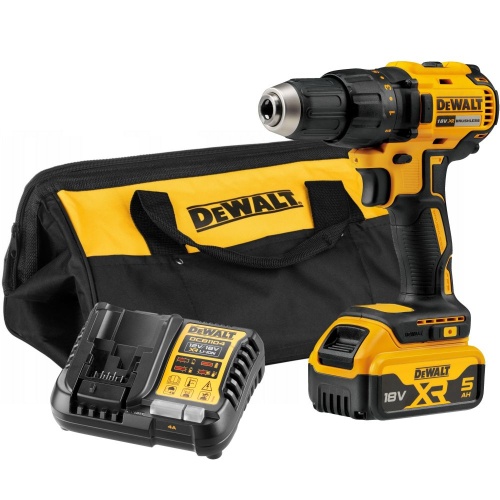 Аккумуляторная дрель-шуруповерт DEWALT DCD777P1, 18 В, 1750 об/мин, с АКБ 5 Ач и ЗУ, в сумке (DCD777P1-QW) Аккумуляторная дрель-шуруповерт DEWALT DCD777P1, 18 В, 1750 об/мин, с АКБ 5 Ач и ЗУ, в сумке (DCD777P1-QW)