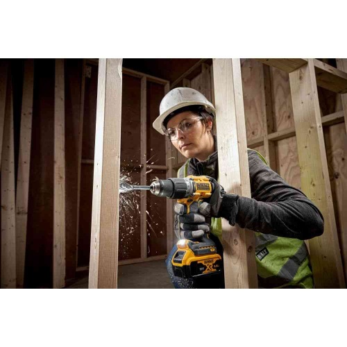 Ударная дрель-шуруповерт DEWALT DCD805E2T, 18 В, 2000 об/мин, 34000 уд/мин, с 2 АКБ 1.7 Ач и ЗУ, в кейсе TSTAK (DCD805E2T-QW) фото 7
