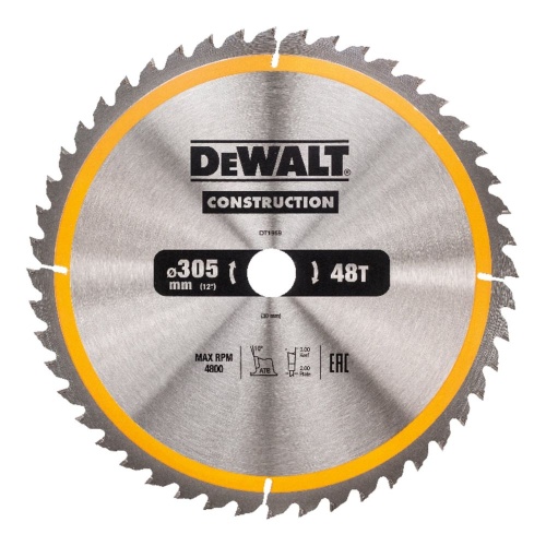 Диск пильный по дереву DEWALT CONSTRUCTION, 305х30х2 мм (DT1959-QZ) фото 10 Диск пильный по дереву DEWALT CONSTRUCTION, 305х30х2 мм (DT1959-QZ) фото 10