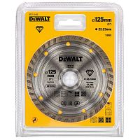 Алмазный круг DEWALT DT3712, Turbo, универсальный, 125 x 22.2 мм, h=7