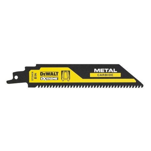 Полотно DEWALT DT20436, для сабельных пил по металлу, карбидные зубья 8TPI 152 мм Полотно DEWALT DT20436, для сабельных пил по металлу, карбидные зубья 8TPI 152 мм