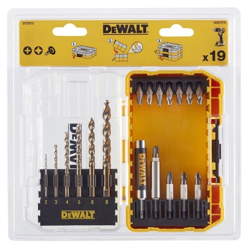 Набор сверл и бит (19 шт.) Extreme DEWALT DT70711 фото 3 Набор сверл и бит (19 шт.) Extreme DEWALT DT70711 фото 3