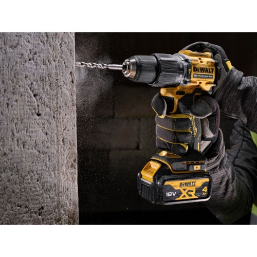 Дрель-шуруповерт ударная DEWALT DCD100YP2T, 18В, 68 Нм, в кейсе TSTAK, (DCD100YP2T-QW) фото 4