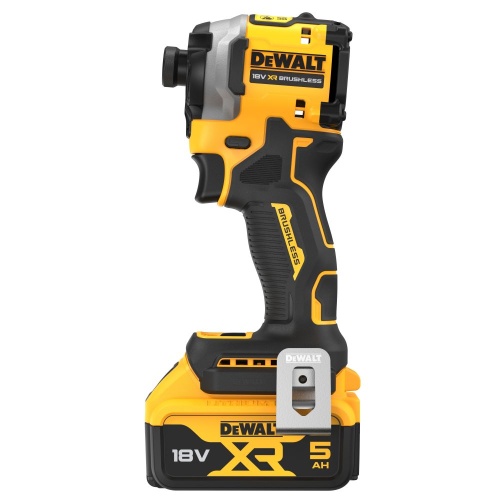 Аккумуляторный шуруповерт DEWALT DCF850P2T, 18 В, 206.2 Нм, 3800 уд/мин, с 2 АКБ 5 Ач и ЗУ, в кейсе TSTAK (DCF850P2T-QW) фото 2