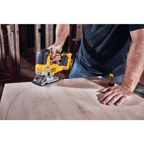 Аккумуляторный лобзик DEWALT DCS334N, 18 В, без АКБ и ЗУ, (DCS334N-XJ) фото 8