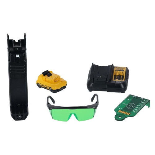 Аккумуляторный лазерный нивелир DEWALT DCE0811D1G, 12 В, зеленый луч, 35 м, с АКБ 2 Ач и ЗУ, в кейсе TSTAK (DCE0811D1G-QW) фото 3 Аккумуляторный лазерный нивелир DEWALT DCE0811D1G, 12 В, зеленый луч, 35 м, с АКБ 2 Ач и ЗУ, в кейсе TSTAK (DCE0811D1G-QW) фото 3