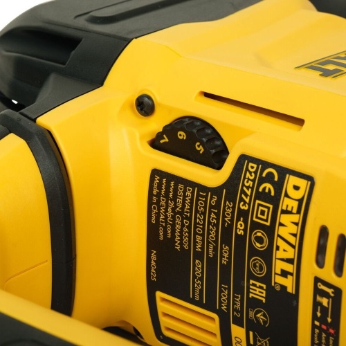 Перфоратор DEWALT D25773K, 1700 Вт, 19.4 Дж, 2210 уд/мин, в кейсе (D25773K-QS) фото 4