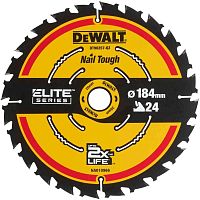 Пильный диск по дереву DEWALT DT10401, 184х20х1.65 мм (DT10401-QZ)