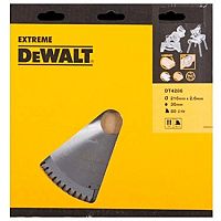 Пильный диск DEWALT EXTREME WORKSHOP DT4286, 216/30 мм.