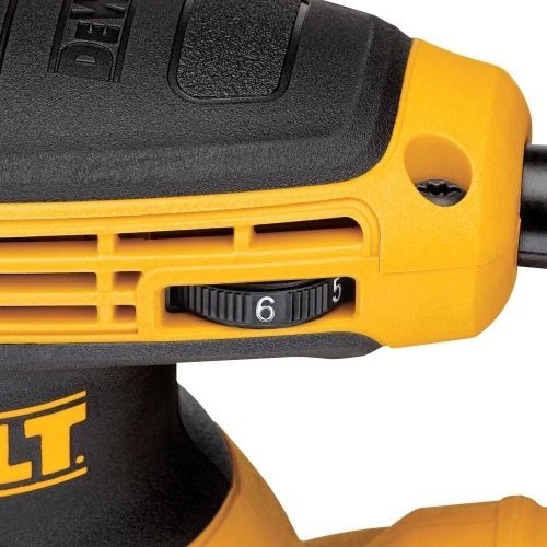 Эксцентриковая шлифмашина DEWALT DWE6423, 280 Вт, 125 мм, 12000 кол/мин (DWE6423-QS) фото 3 Эксцентриковая шлифмашина DEWALT DWE6423, 280 Вт, 125 мм, 12000 кол/мин (DWE6423-QS) фото 3