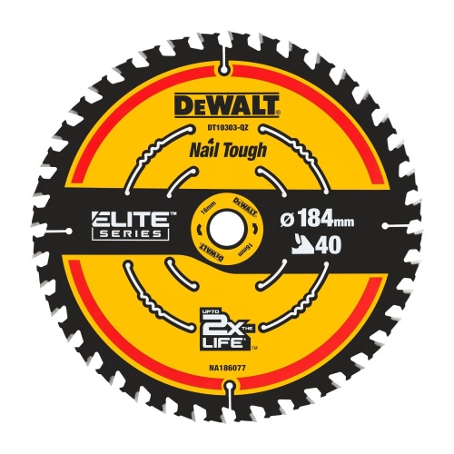 Диск пильный по дереву DEWALT EXTREME 184х16х0.99 мм (DT10303-QZ) фото 2