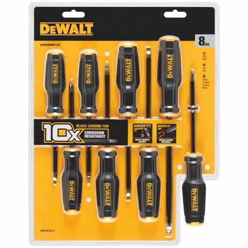 Набор отверток DEWALT TOUGHSERIES DWHT65102-0, PH/PZ/SL, 8 шт. фото 5 Набор отверток DEWALT TOUGHSERIES DWHT65102-0, PH/PZ/SL, 8 шт. фото 5