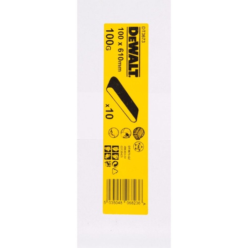 Шлифленты DEWALT DT3673, 100 x 610 мм, 100G, 10 шт. Шлифленты DEWALT DT3673, 100 x 610 мм, 100G, 10 шт.