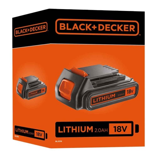 Аккумулятор BLACK+DECKER BL2018, Li-Ion, 18 В, 2 Ач (BL2018-XJ) фото 4