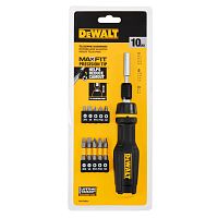 Отвертка DEWALT, телескопическая, со сменными битами, 10 бит, DWHT68001-0