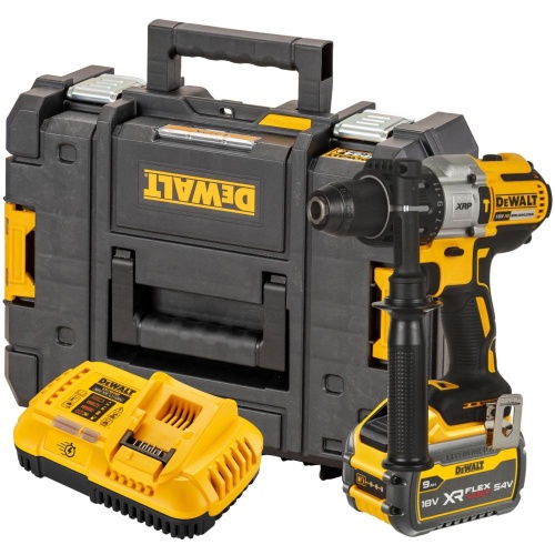 Ударная дрель-шуруповерт DEWALT DCD996X1, 18 В, 2250 об/мин, 38250 уд/мин, с АКБ 9 Ач и ЗУ, в кейсе TSTAK (DCD996X1-QW) Ударная дрель-шуруповерт DEWALT DCD996X1, 18 В, 2250 об/мин, 38250 уд/мин, с АКБ 9 Ач и ЗУ, в кейсе TSTAK (DCD996X1-QW)