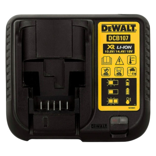 Зарядное устройство DEWALT DCB107, 12/14.4/18 В, 1.25 A (DCB107-XJ) фото 3