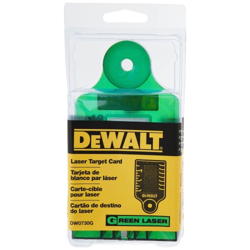 Мишень-лучеуловитель DEWALT DE0730G, для зеленых лазерных уровней фото 4