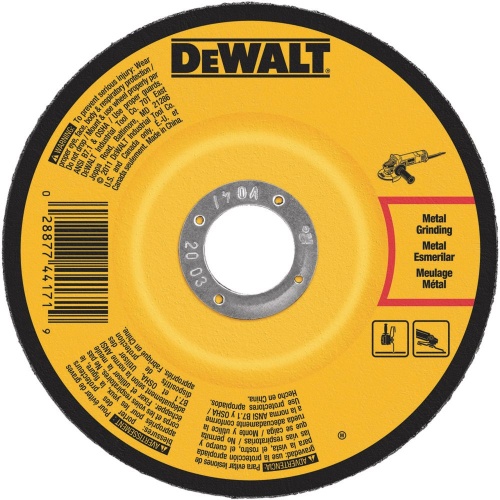 Круг обдирочный по металлу DEWALT DW4543AIA, HP LongLife, 125 x 6 мм Круг обдирочный по металлу DEWALT DW4543AIA, HP LongLife, 125 x 6 мм