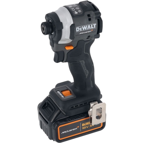 Шуруповерт DEWALT McLaren Limited Edition DCF85MP2T, 18 В, 205 Нм, 3800 уд/мин, с 2 АКБ 5 Ач и ЗУ, в кейсе TSTAK (DCF85MP2T-QW) фото 6 Шуруповерт DEWALT McLaren Limited Edition DCF85MP2T, 18 В, 205 Нм, 3800 уд/мин, с 2 АКБ 5 Ач и ЗУ, в кейсе TSTAK (DCF85MP2T-QW) фото 6