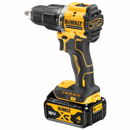 Аккумуляторная ударная дрель-шуруповерт DEWALT DCD100YD2T, 18 В, 1650 об/мин, 28050 уд/мин, с 2 АКБ 2 Ач и ЗУ, в кейсе TSTAK (DCD100YD2T-XJ) фото 6