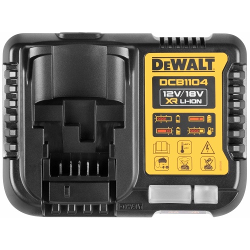 Набор DEWALT: 2 АКБ DCBP518, Li-Ion, 18 В, 5 Ач и зарядное устройство DCB1104, 12/18 В, 4 А (DCB1104H2-QW) фото 5 Набор DEWALT: 2 АКБ DCBP518, Li-Ion, 18 В, 5 Ач и зарядное устройство DCB1104, 12/18 В, 4 А (DCB1104H2-QW) фото 5