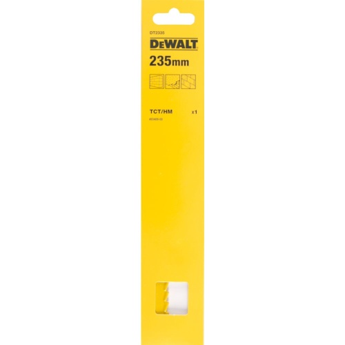 Полотно DEWALT DT2335, с карбид-вольфрамовыми зубьями для сабельной пилы 235 мм