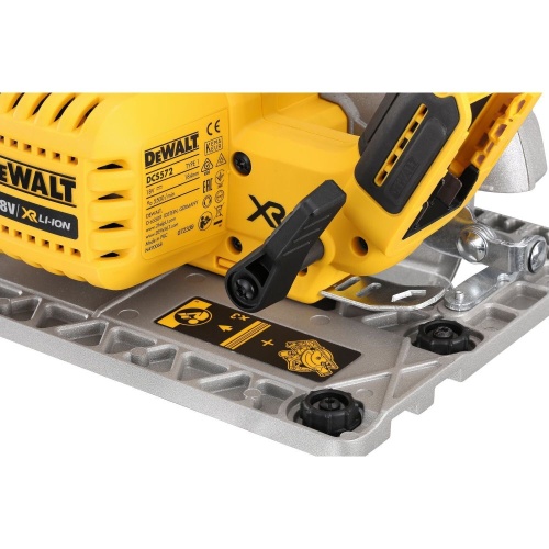 Аккумуляторная дисковая пила DEWALT DCS572N, 18 В, 184 мм, 5500 об/мин, без АКБ и ЗУ (DCS572N-XJ) фото 5